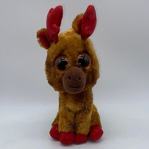 Ty Beanie Boos Maple The Reindeer Plush Stuffed Animal 8 inch Christmas Toy 2017